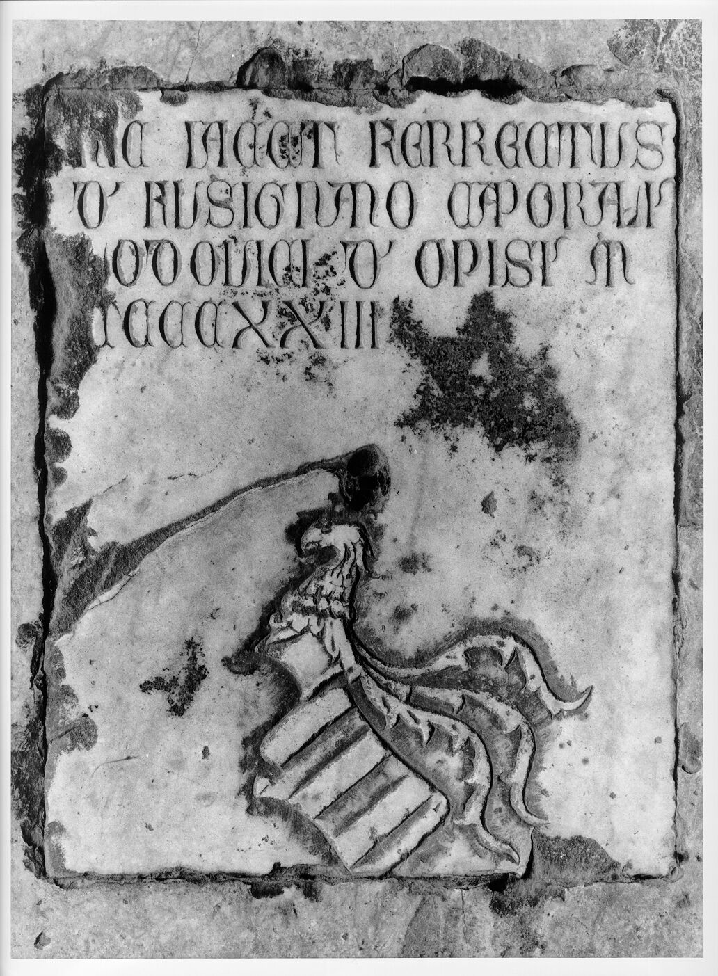 Ferretto da Fusignano (Rosignano?) (lastra tombale) - bottega pisana (sec. XV)