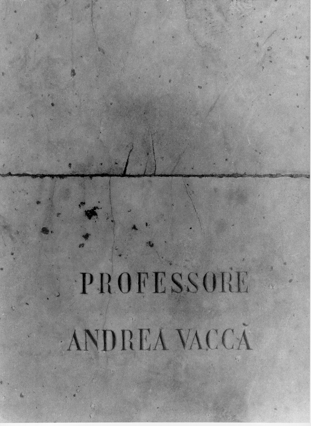 Andrea Vaccà (lastra tombale) - bottega pisana (sec. XIX)