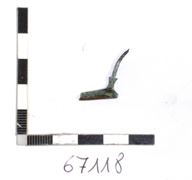 fibula/fibula ad arco rivestito - fase orientalizzante (secondo quarto sec. VII a.C)