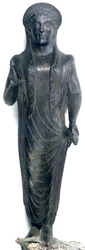 kore (statuetta) (inizio sec. V a.C)