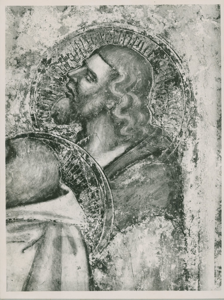 Ultima Cena - Pitture murali (positivo) di Vitale da Bologna, anonimo (XX)