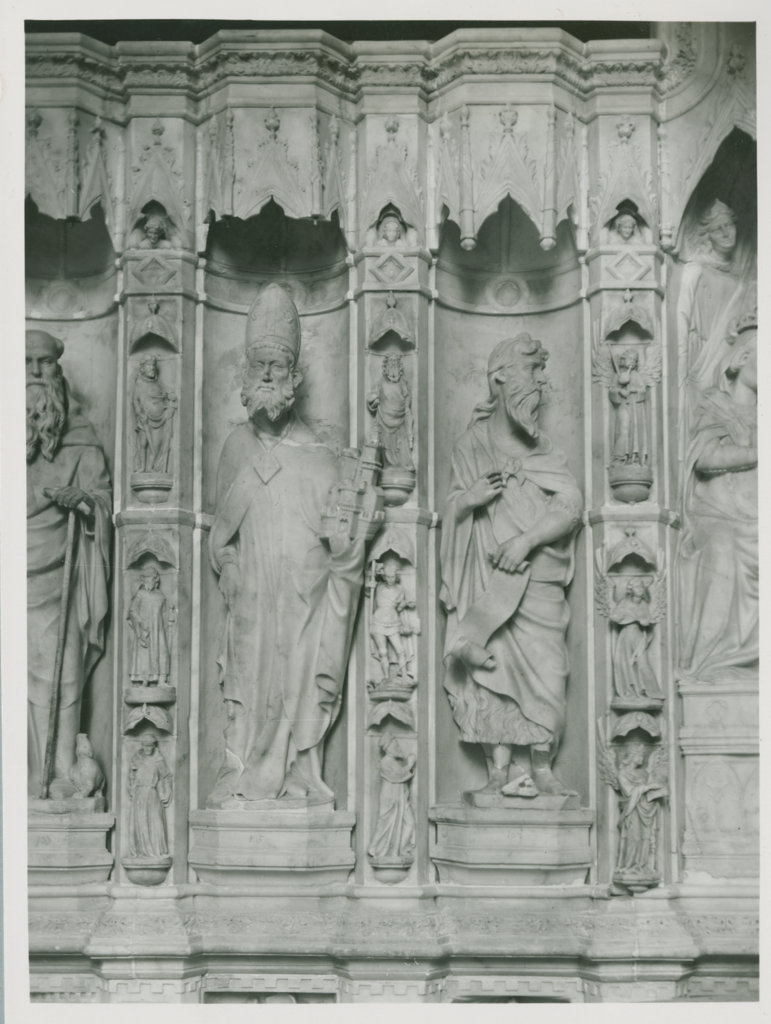 Pale d'altare - Sculture (positivo) di Dalle Masegne, Pierpaolo (e aiuti), Ditta A. Villani (ditta) (XX)