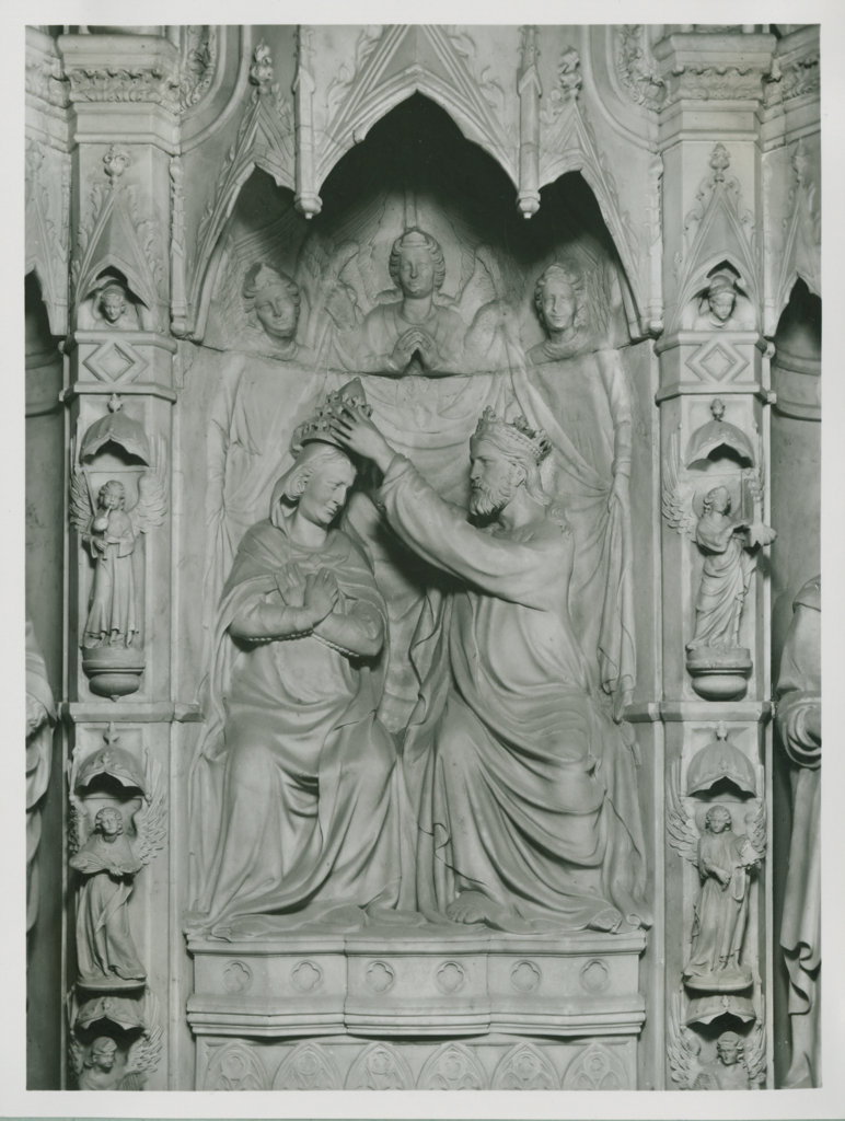 Incoronazione della Vergine - Pale d'altare - Sculture (positivo) di Dalle Masegne, Pierpaolo (e aiuti), Ditta A. Villani (ditta) (XX)