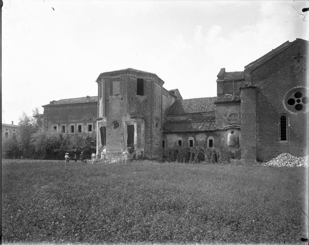 Piacenza - Chiese - Architetture - Restauri (negativo) di anonimo (XIX)