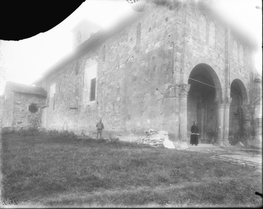 Lesignano de' Bagni - Chiese - Esterni (negativo) di anonimo (primo quarto XX)