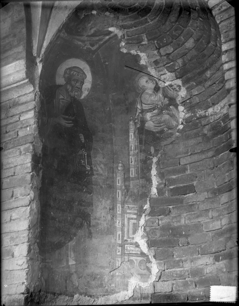 Bologna - Dipinti murali - Affreschi (negativo) di Castelli Giovanni (XX)