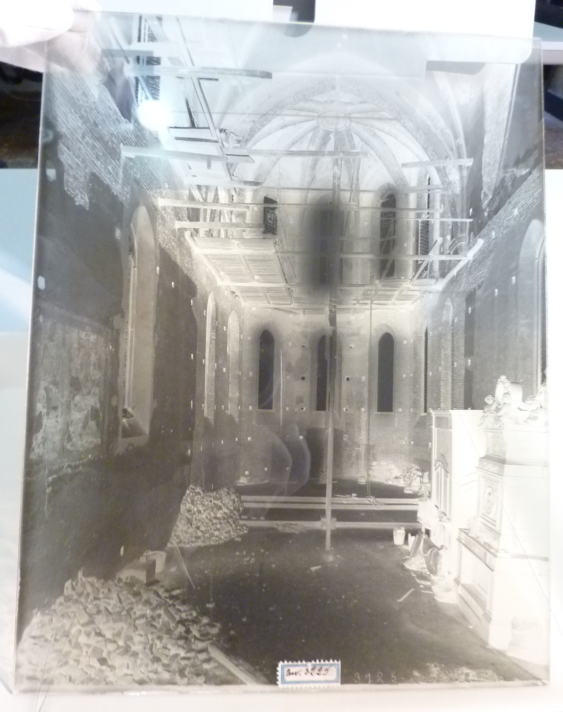 Bologna - Chiese - Restauri (negativo) di anonimo (XX)