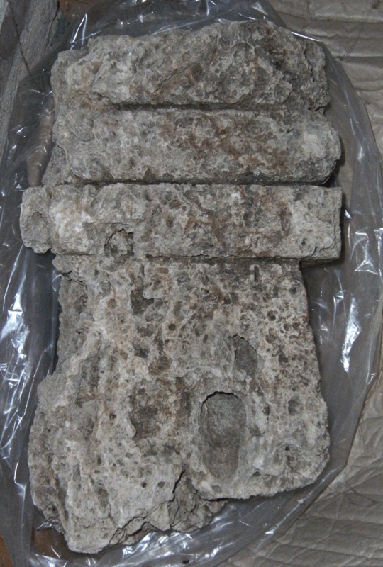 cippo/ cippo votivo - etrusco padano (sec. V - IV a.C)