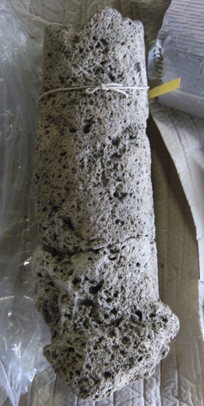 cippo/ cippo votivo - etrusco padano (sec. V - IV a.C)