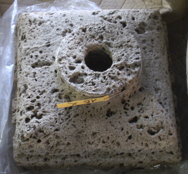 cippo/ cippo votivo - etrusco padano (sec. V - IV a.C)