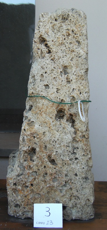 cippo/ cippo votivo - etrusco padano (sec. V - IV a.C)