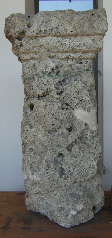 cippo/ cippo votivo - etrusco padano (sec. V - IV a.C)