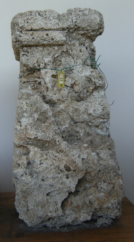 cippo/ cippo votivo - etrusco padano (sec. V - IV a.C)