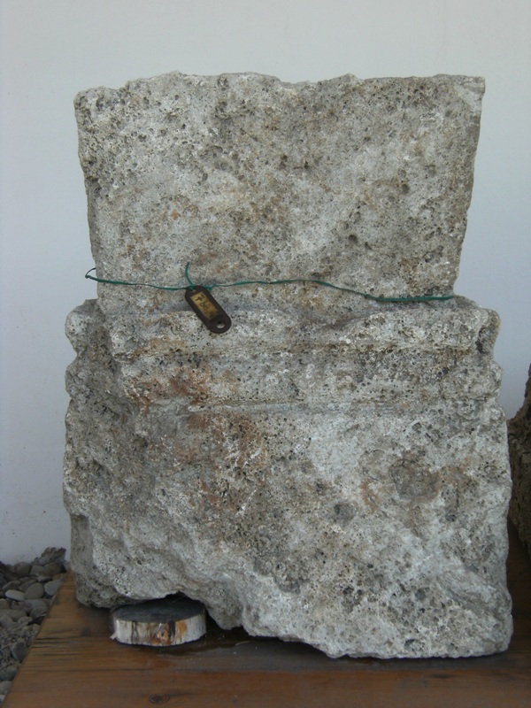 cippo/ cippo votivo - etrusco padano (sec. V - IV a.C)