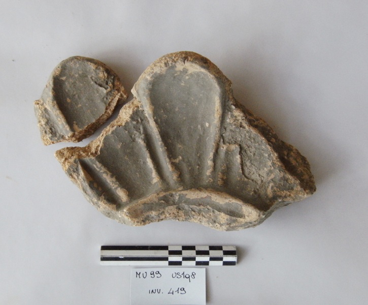 antefissa - etrusco padano (sec. V - IV a.C)