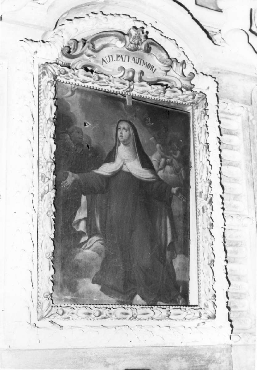 Santa Teresa d'Avila e angeli (dipinto) di Ferrari Francesco (attribuito) (fine sec. XVII)