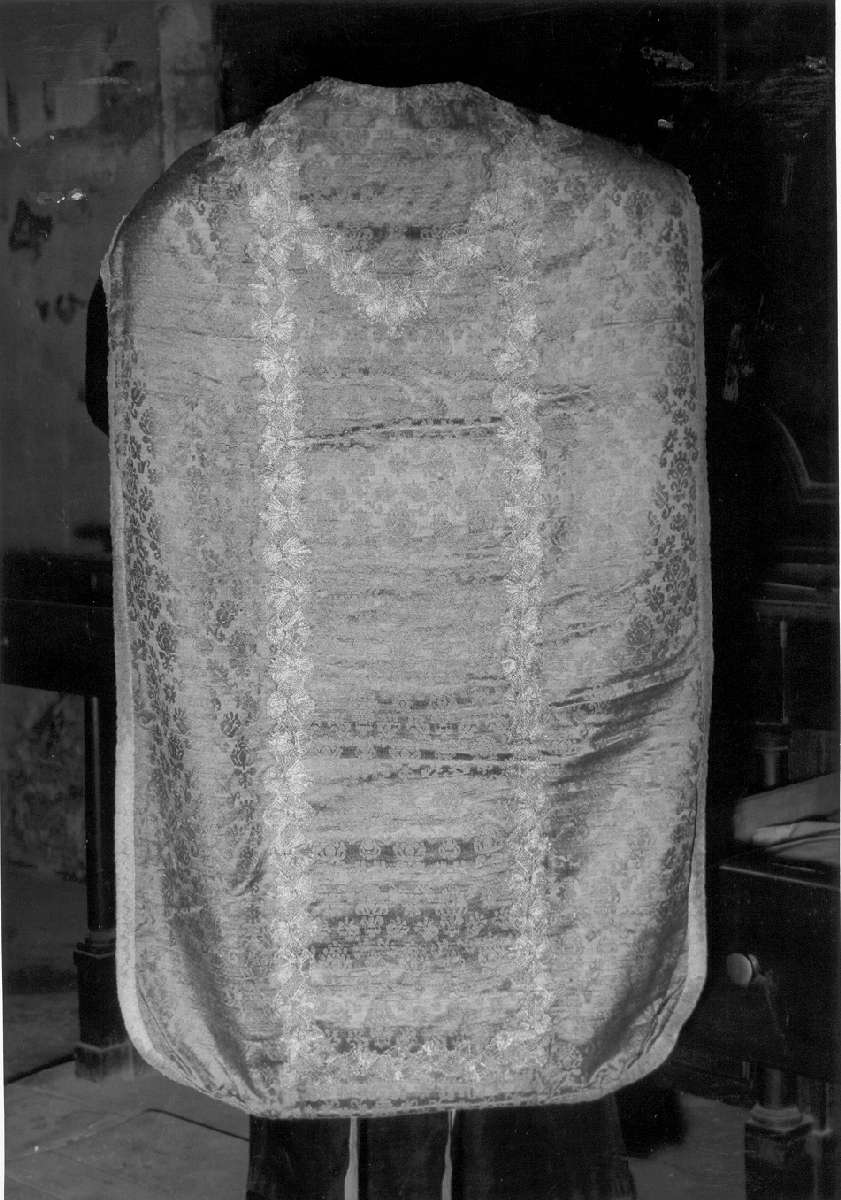 pianeta, elemento d'insieme - manifattura italiana (seconda metà sec. XVII)