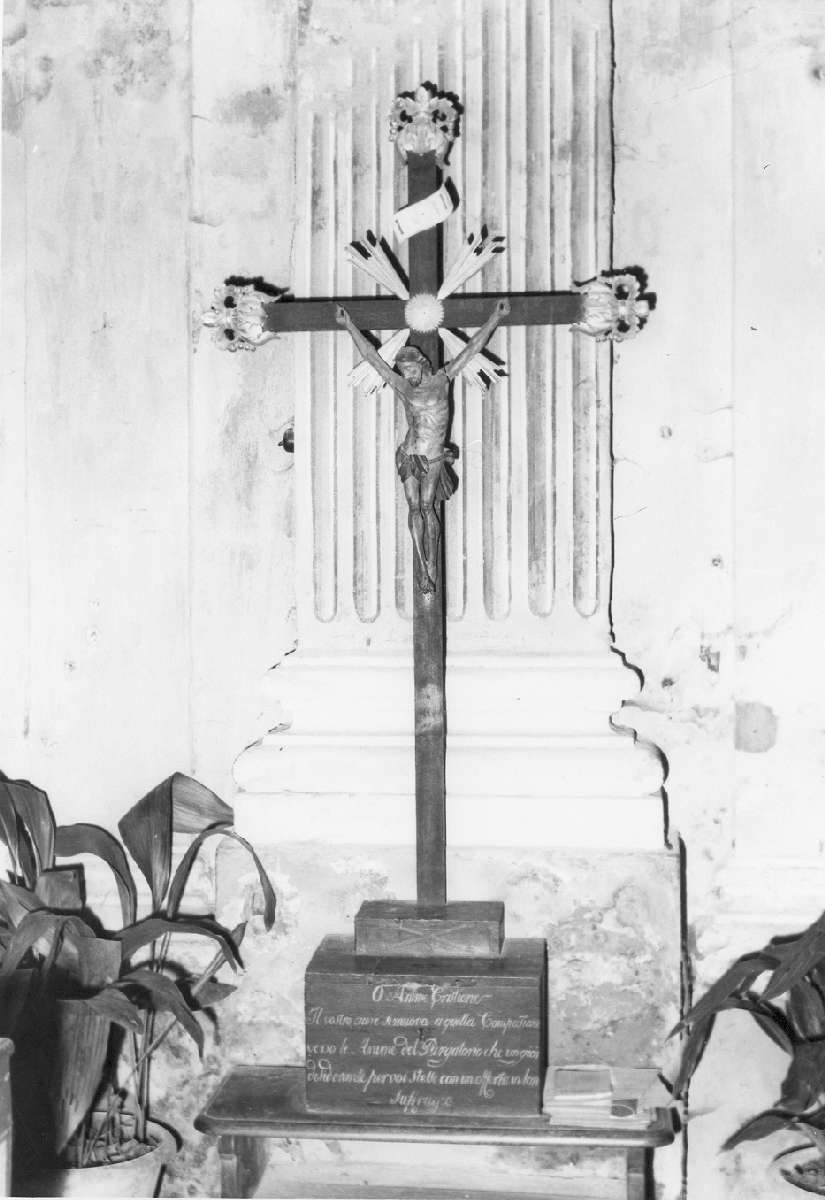 crocifisso - manifattura emiliana (primo quarto, primo quarto sec. XVIII, sec. XIX)