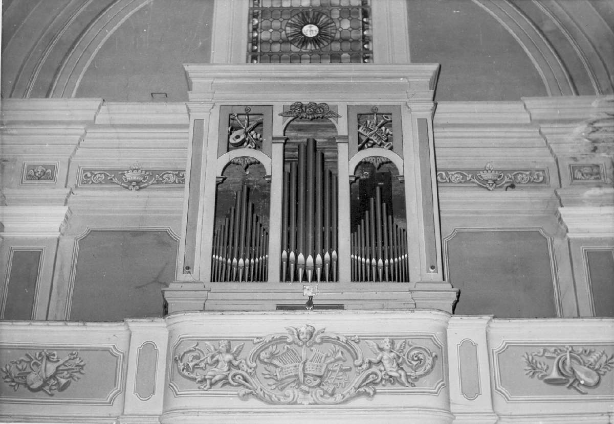 cassa d'organo - manifattura emiliana (seconda metà, seconda metà sec. XVIII, sec. XIX)