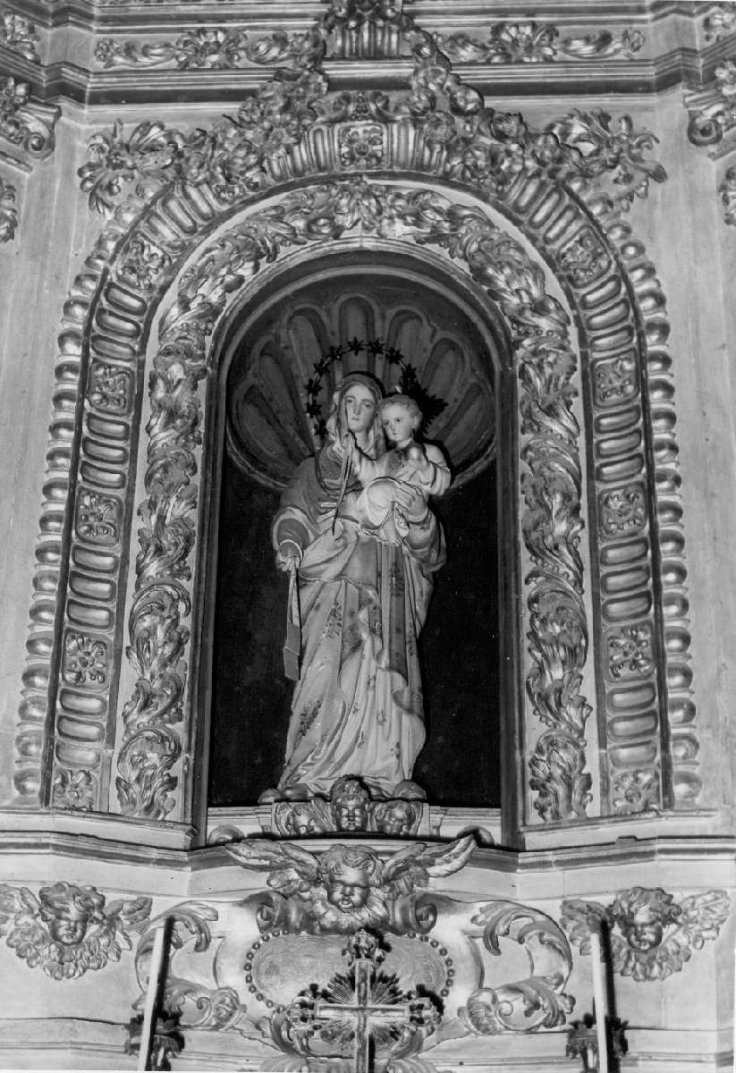 Madonna del Carmelo, Madonna con Bambino (statua) di Nardini Giuseppe (inizio sec. XX)