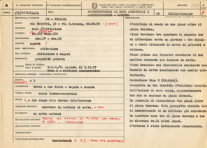 casa d'abitazione - Ferrara (FE) 
