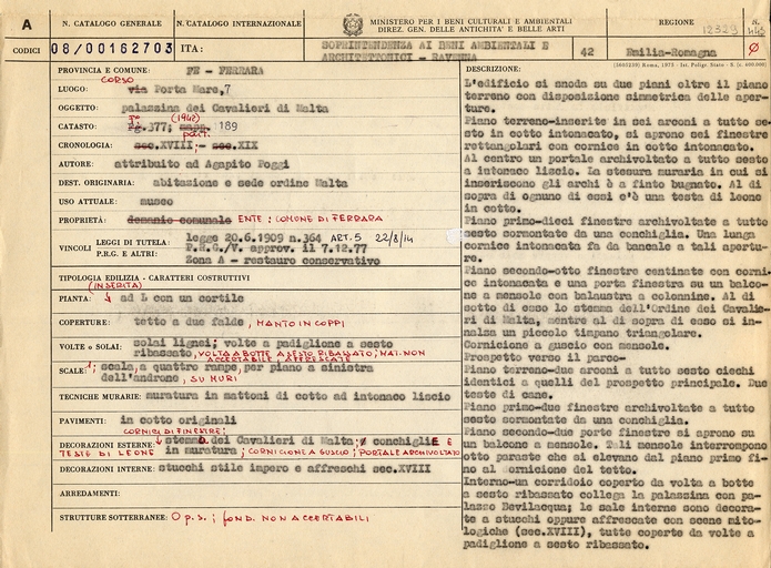 Palazzina dei Cavalieri di Malta (palazzina) - Ferrara (FE) 