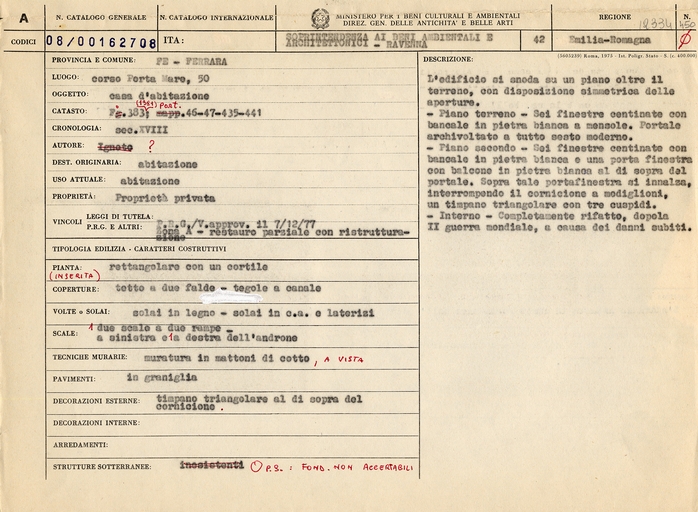 casa d'abitazione - Ferrara (FE) 