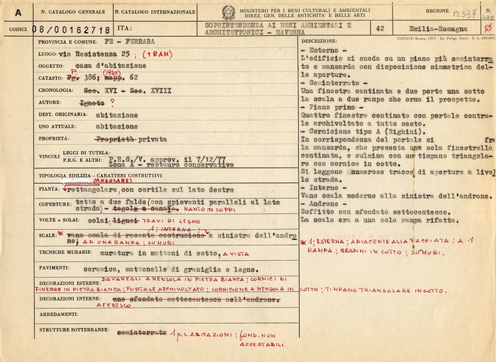 casa d'abitazione - Ferrara (FE) 