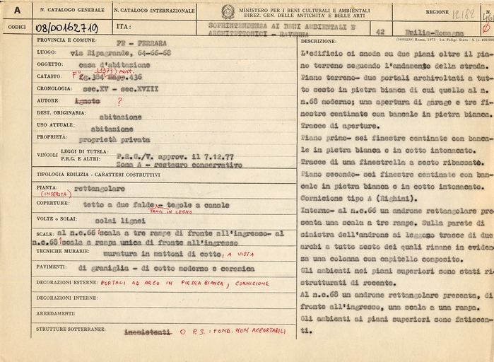 casa d'abitazione - Ferrara (FE) 