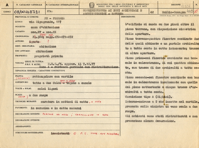 casa d'abitazione - Ferrara (FE) 