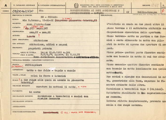 casa d'abitazione - Ferrara (FE) 