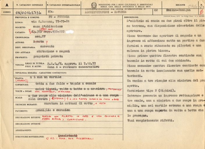 casa d'abitazione - Ferrara (FE) 