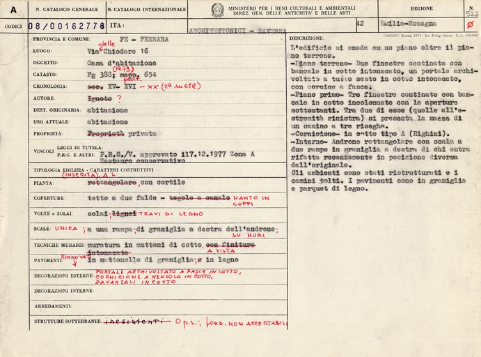 casa d'abitazione - Ferrara (FE) 