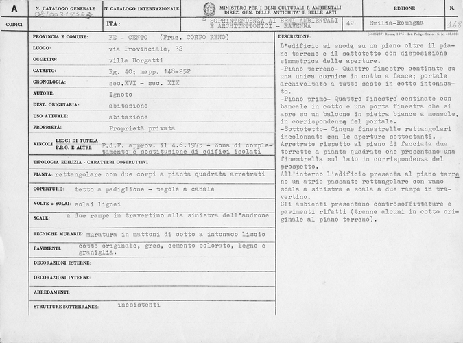 Villa Borgatti (villa) - Cento (FE) 