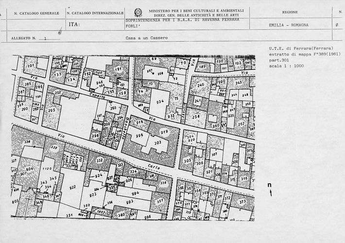 Casa a un cassero (casa) - Ferrara (FE)  (XVI)