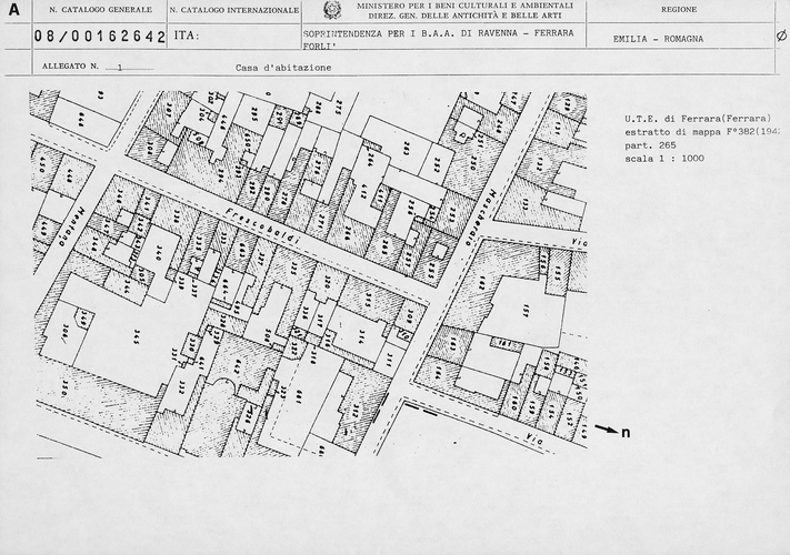 Casa (casa) - Ferrara (FE)  (XVI; XIX)