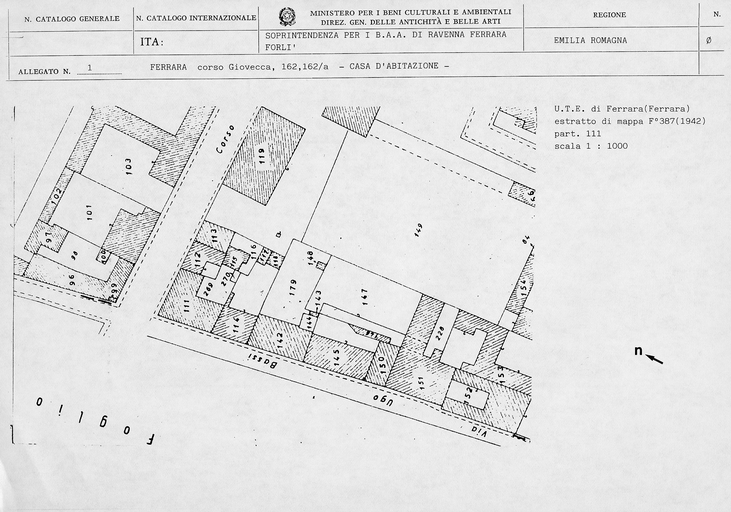 Casa d'abitazione (casa) - Ferrara (FE)  (XVI)