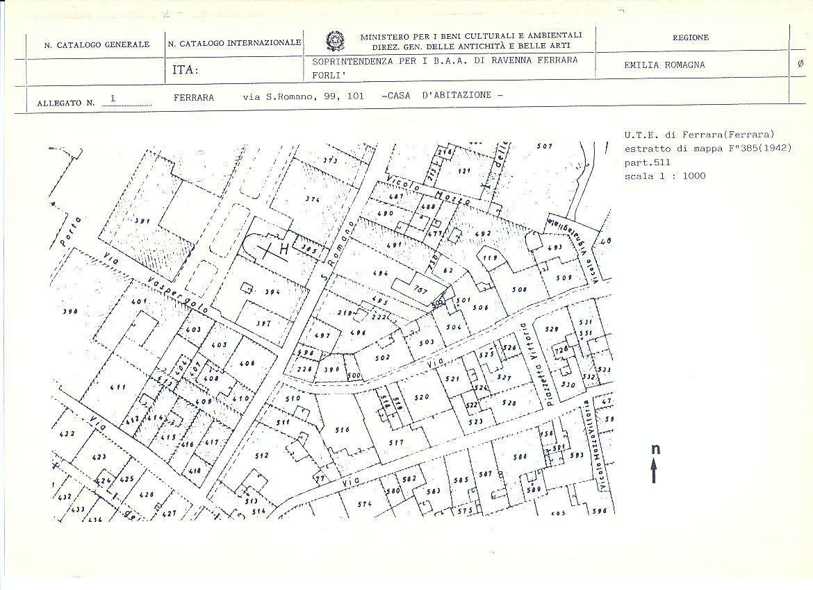 casa (casa, privato) - Ferrara (FE)  (XV, prima metà)