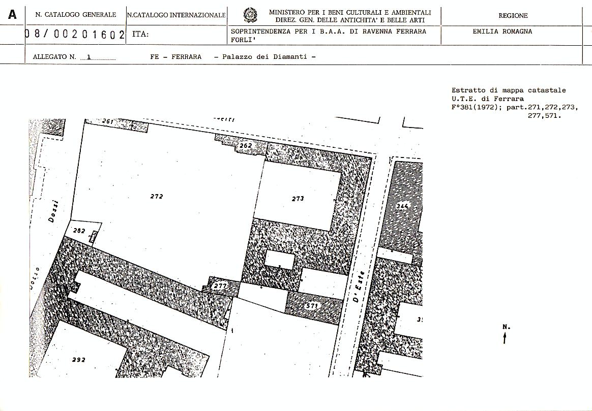Palazzo dei Diamanti già di Sigismondo d'Este (palazzo) - Ferrara (FE)  (XV) <br>Condizioni d'uso: <a class='link-esterno' href='https://docs.italia.it/italia/icdp/icdp-pnd-circolazione-riuso-docs/it/v1.0-giugno-2022/testo-etichetta-BCS.html' target='_bcs'>Beni Culturali Standard (BCS)</a>