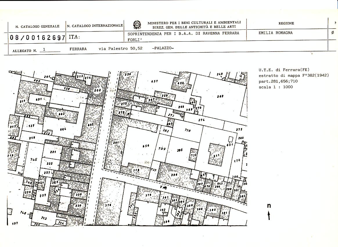 Palazzo Ricci-Ravegnani (palazzo, privata) - Ferrara (FE)  (XVI, fine)