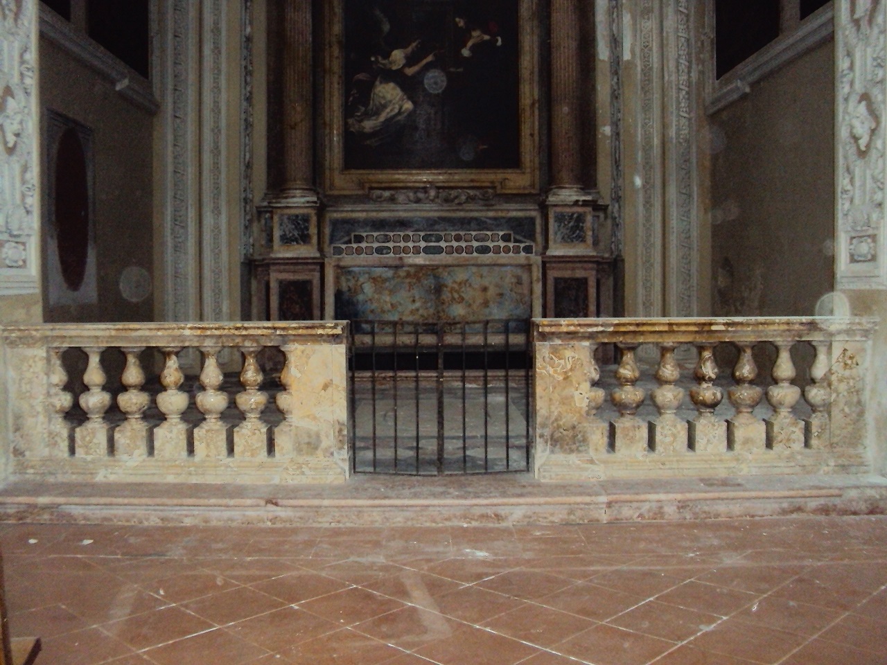 balaustrata di cappella, opera isolata - bottega mantovana (seconda metà sec. XVIII)