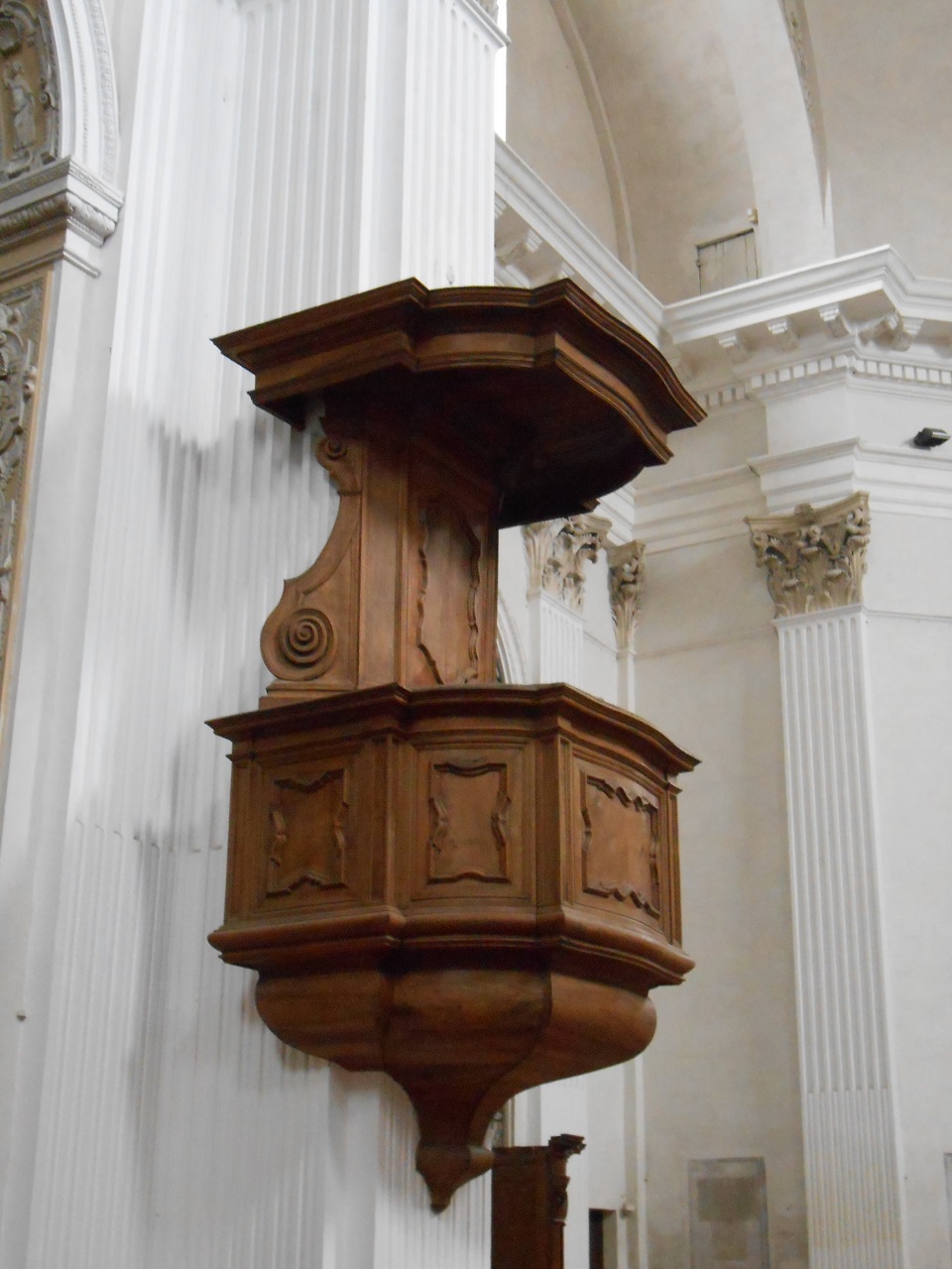 pulpito, opera isolata - bottega mantovana (sec. XVIII)