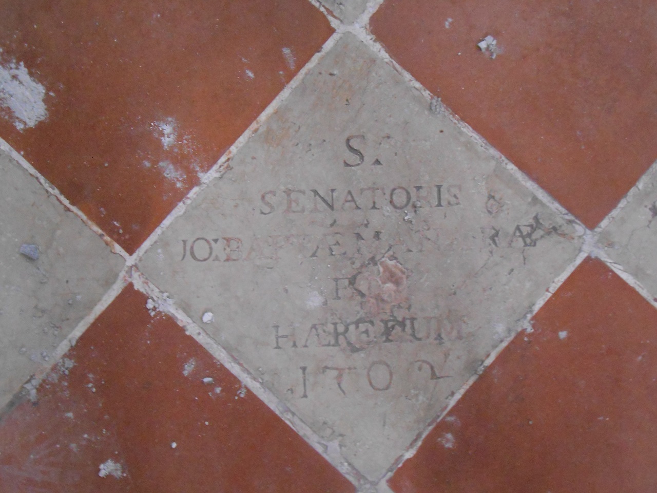 lapide, opera isolata - bottega mantovana (sec. XVIII)