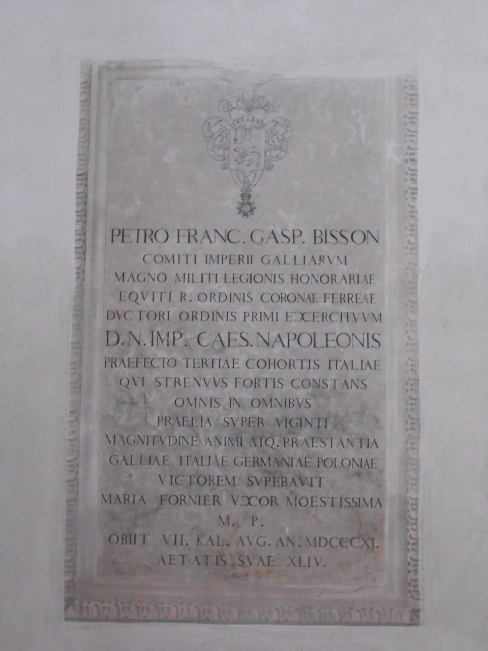 lapide, opera isolata - bottega mantovana (sec. XIX)