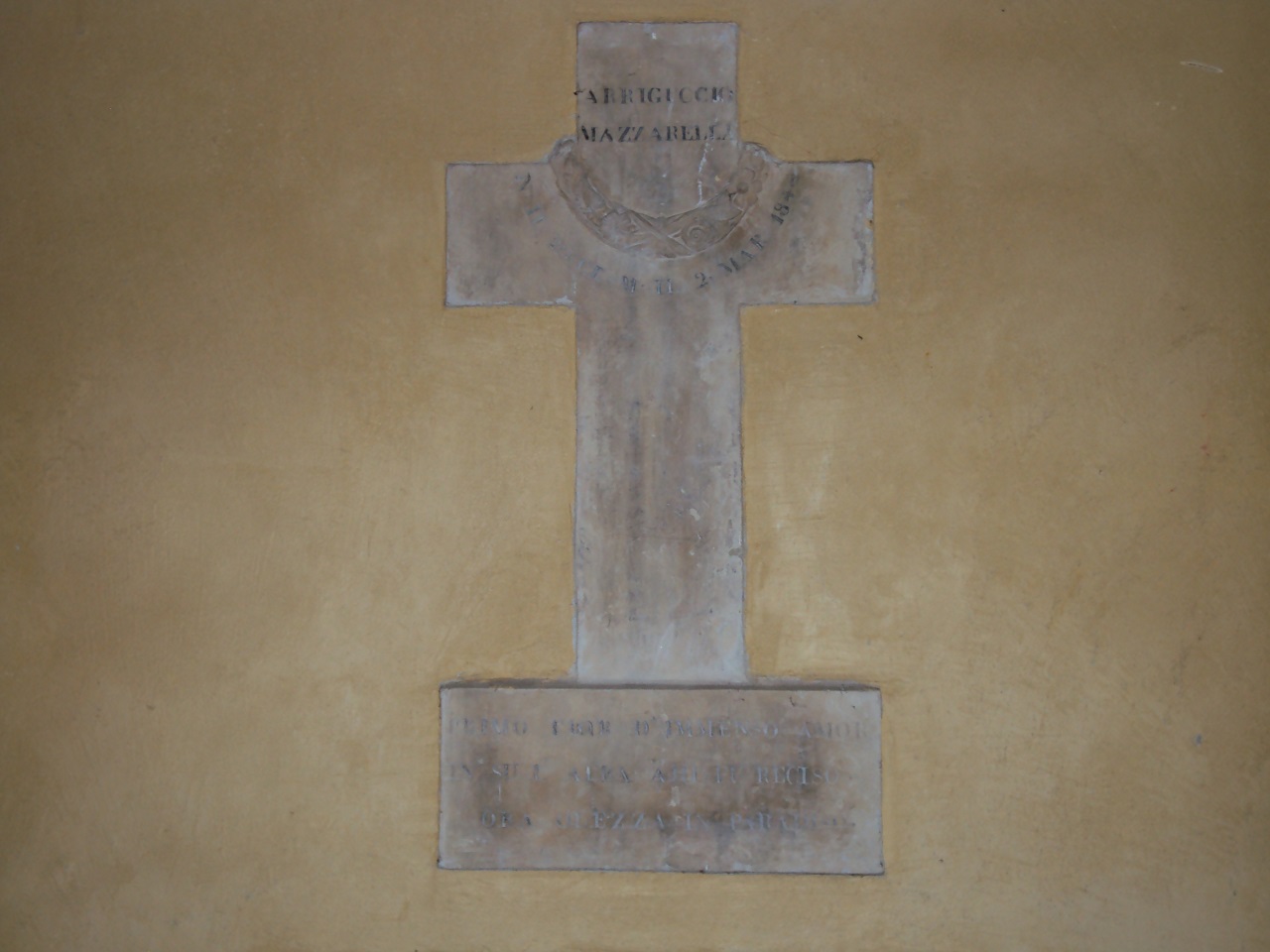 lapide commemorativa, opera isolata - bottega mantovana (sec. XIX)