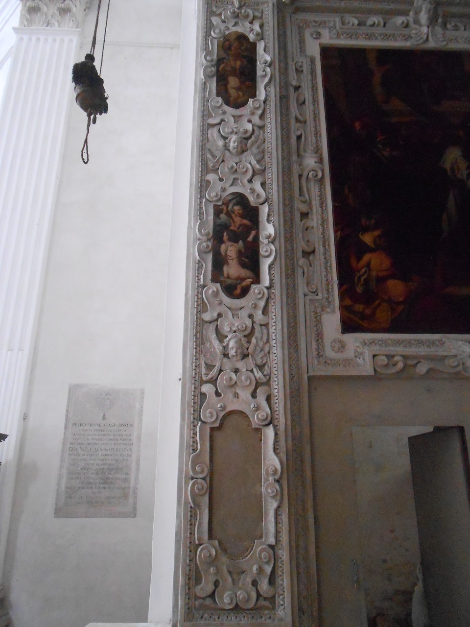 Angeli (decorazione plastica, complesso decorativo) - bottega mantovana (sec. XVII)