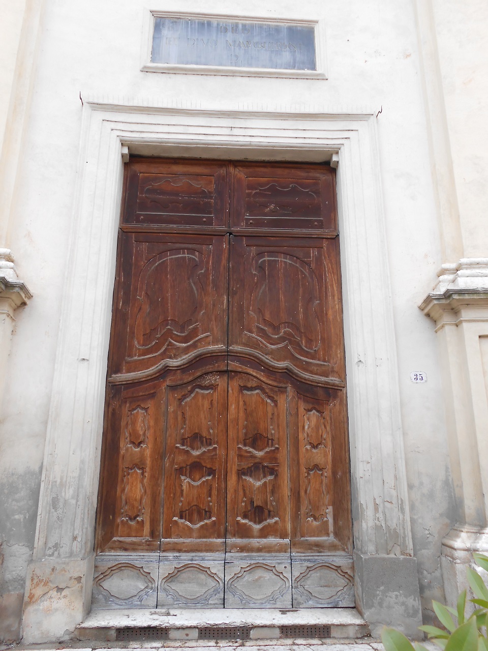 portone, opera isolata - bottega mantovana (sec. XVIII, sec. XIX)