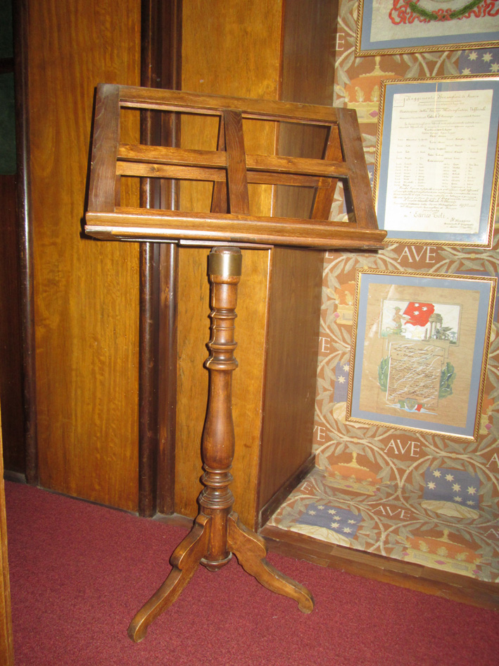 leggio, opera isolata - ambito lombardo (primo quarto XX)