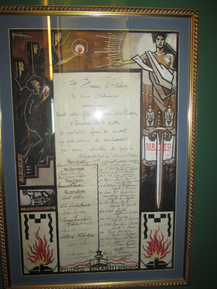 diploma, opera isolata di Binaghi Filippo (XX)