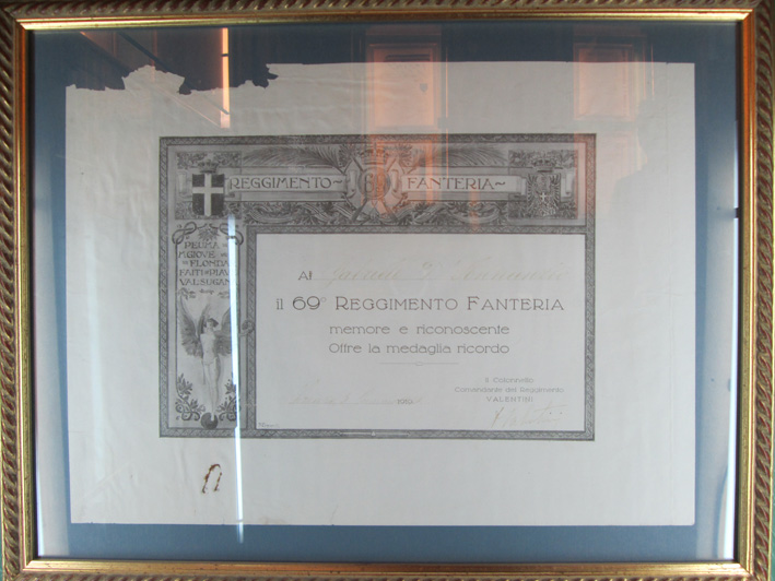 diploma, opera isolata di Frassanito S (XX)